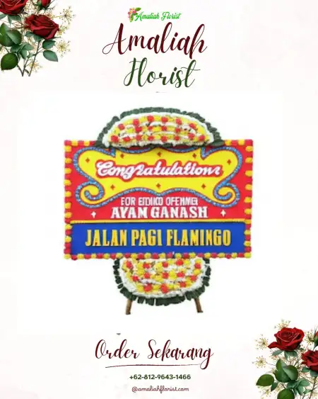 Sewa Papan Bunga Maliku